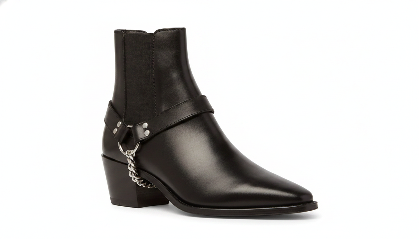 Black Harness Boot — civil footwear manufacturer Agra