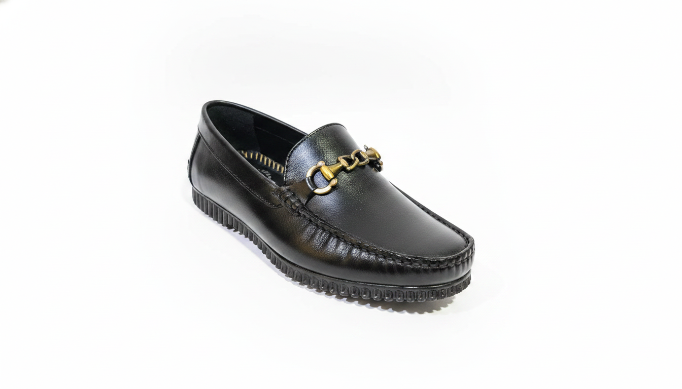 Black Horsebit Loafer — civil footwear manufacturer Agra