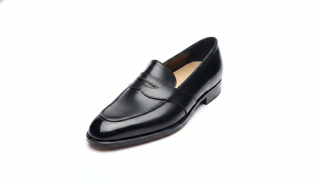 Black Penny Loafer — civil footwear manufacturer Agra