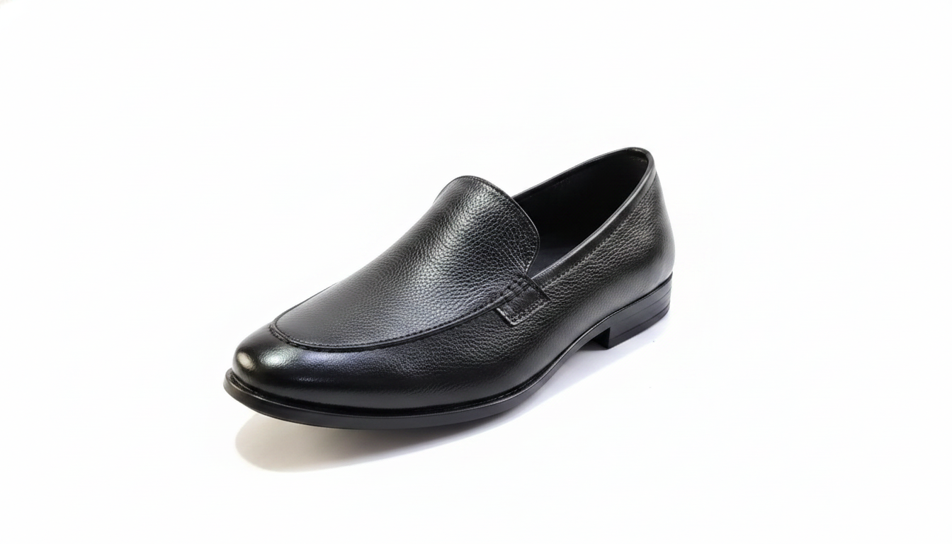 Black Slip-On Loafer — civil footwear manufacturer Agra