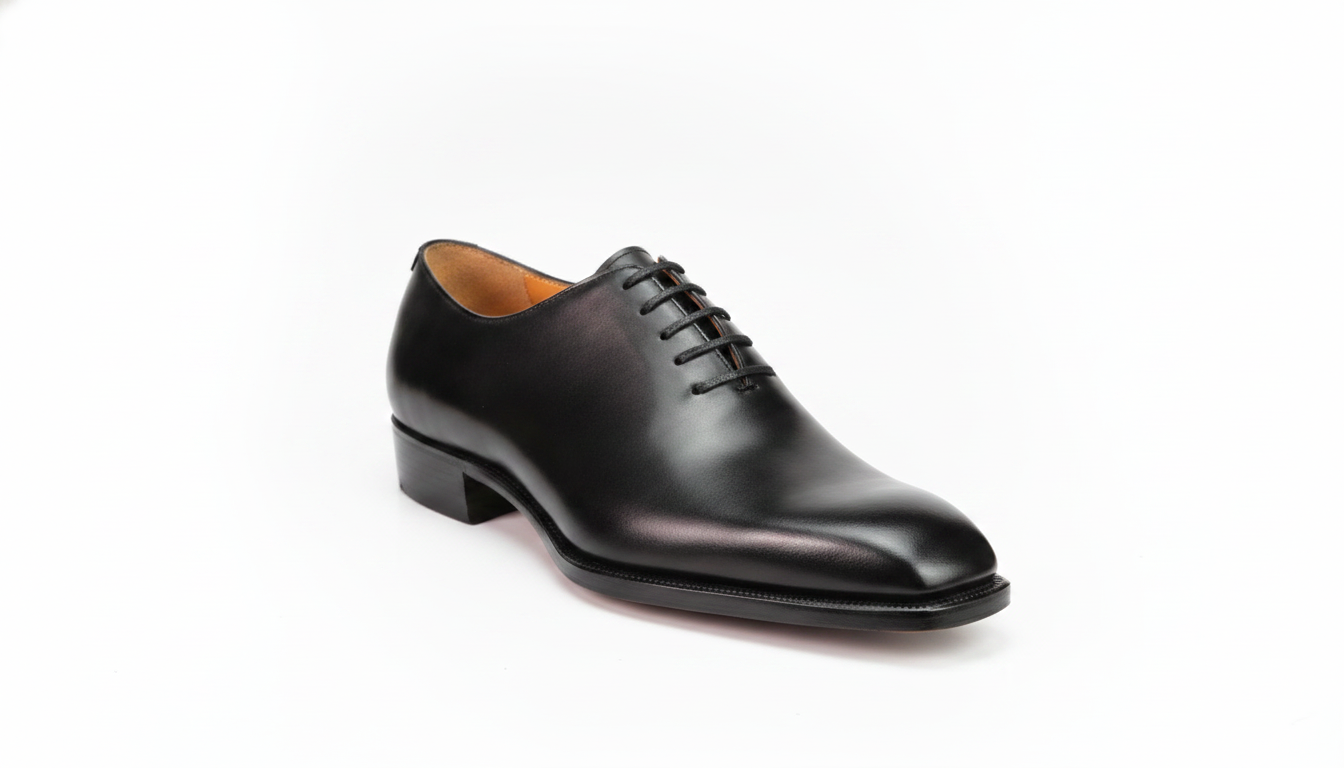 Black Wholecut Oxford — civil footwear manufacturer Agra