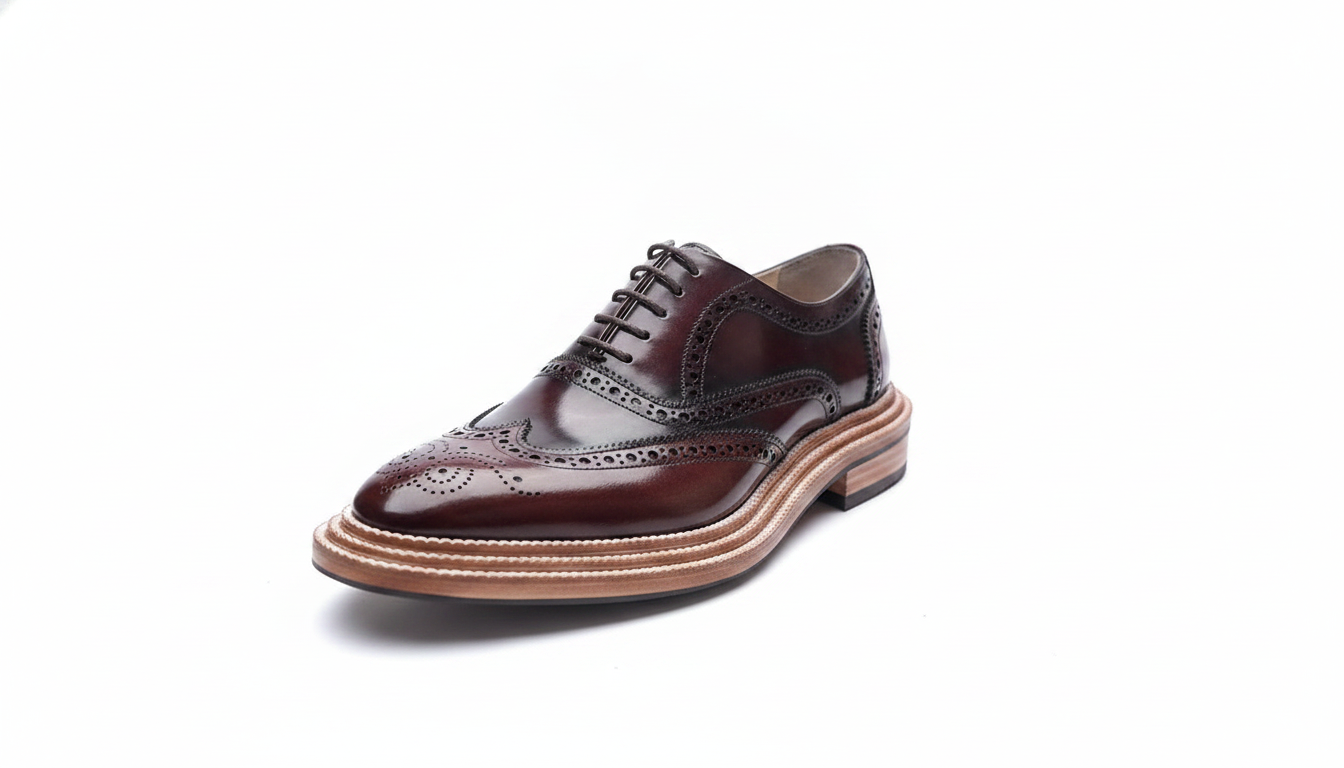 Oxblood Longwing Brogue — civil footwear manufacturer Agra