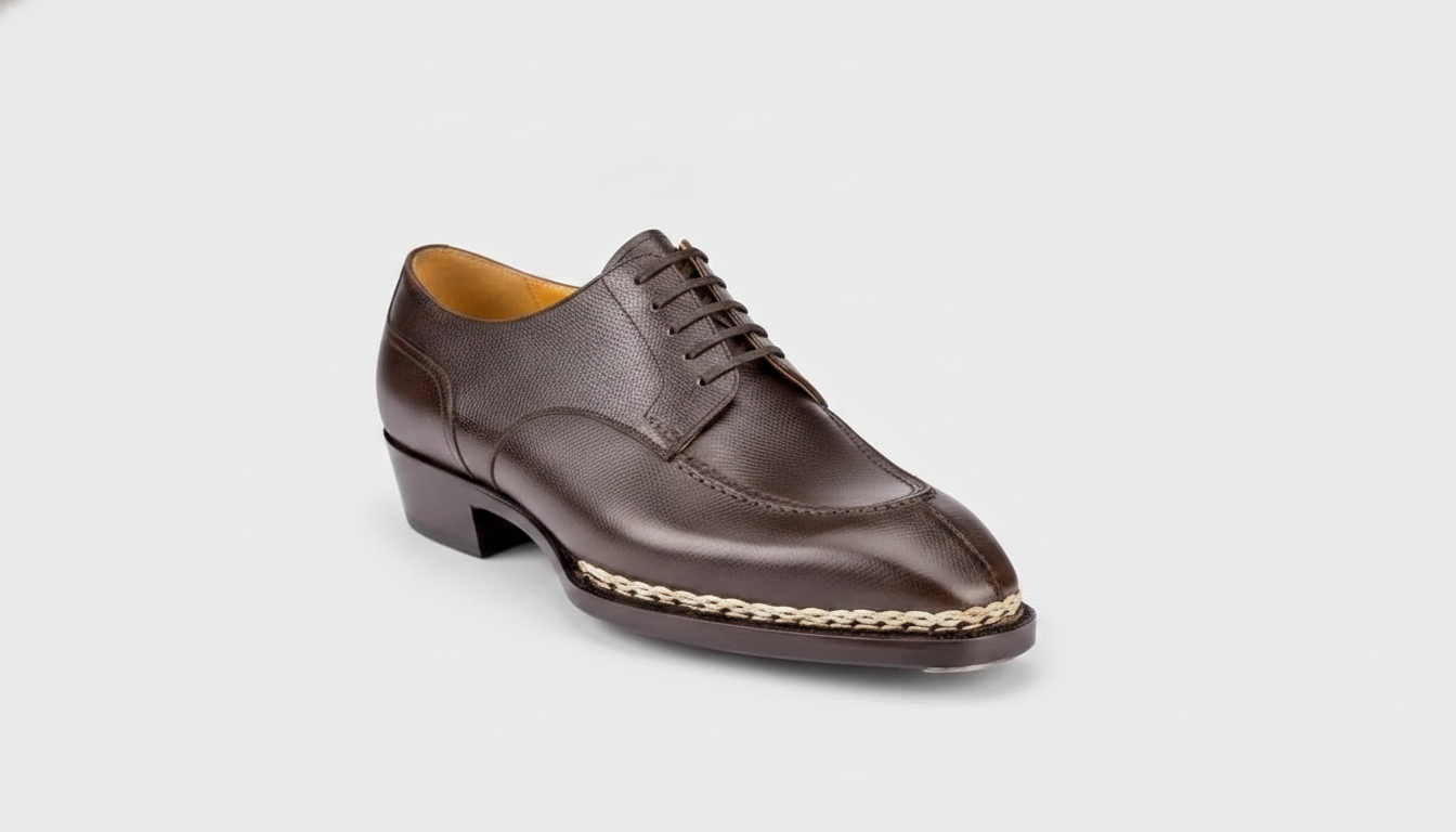Brown Plain-Toe Derby — civil footwear manufacturer Agra