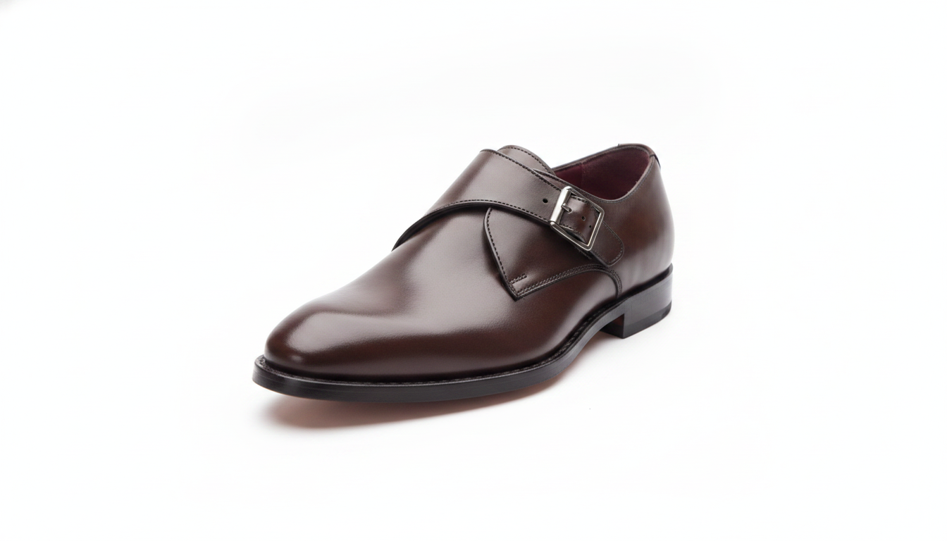 Brown Single Monk Strap — civil footwear manufacturer Agra