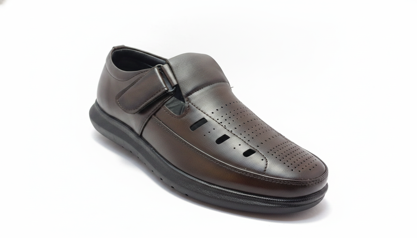 Brown Strap Mule — civil footwear manufacturer Agra