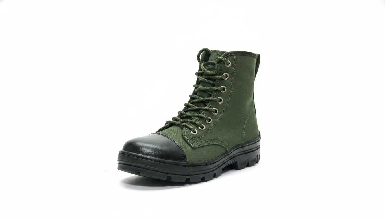 Ankle Canvas Boot — Defence — force footwear manufacturer Agra