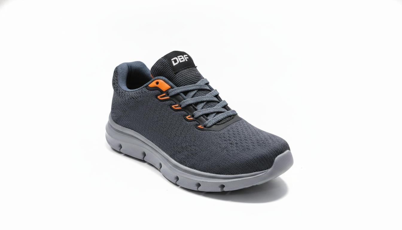 Grey Mesh Sports Shoe — civil footwear manufacturer Agra