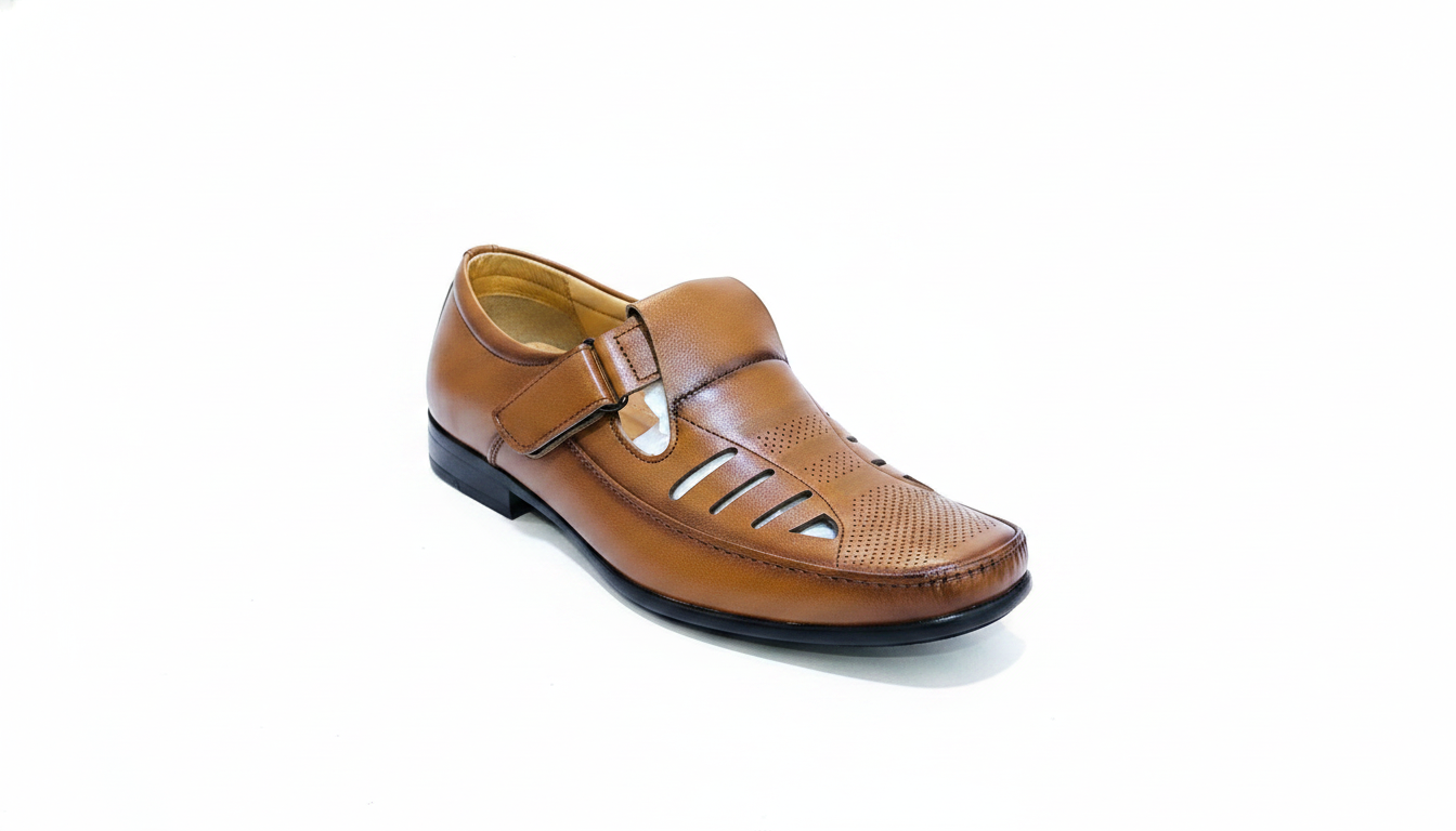 Tan Fisherman Sandal — civil footwear manufacturer Agra