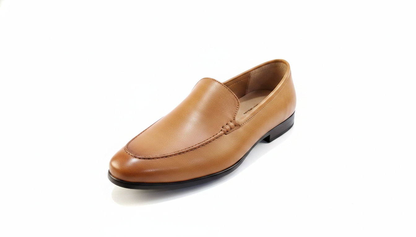 Tan Slip-On Loafer — civil footwear manufacturer Agra