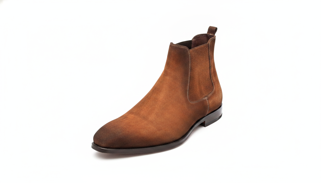 Tan Suede Chelsea Boot — civil footwear manufacturer Agra